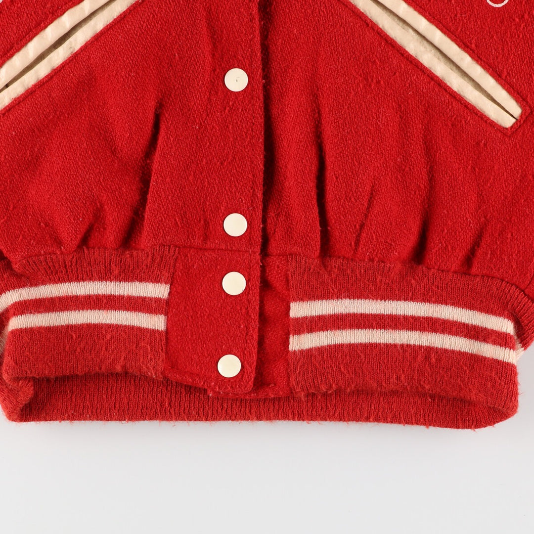 80'S Wool Stadium Jacket Award Jacket Varsity Jacket Women's M Vintage /eaa388786