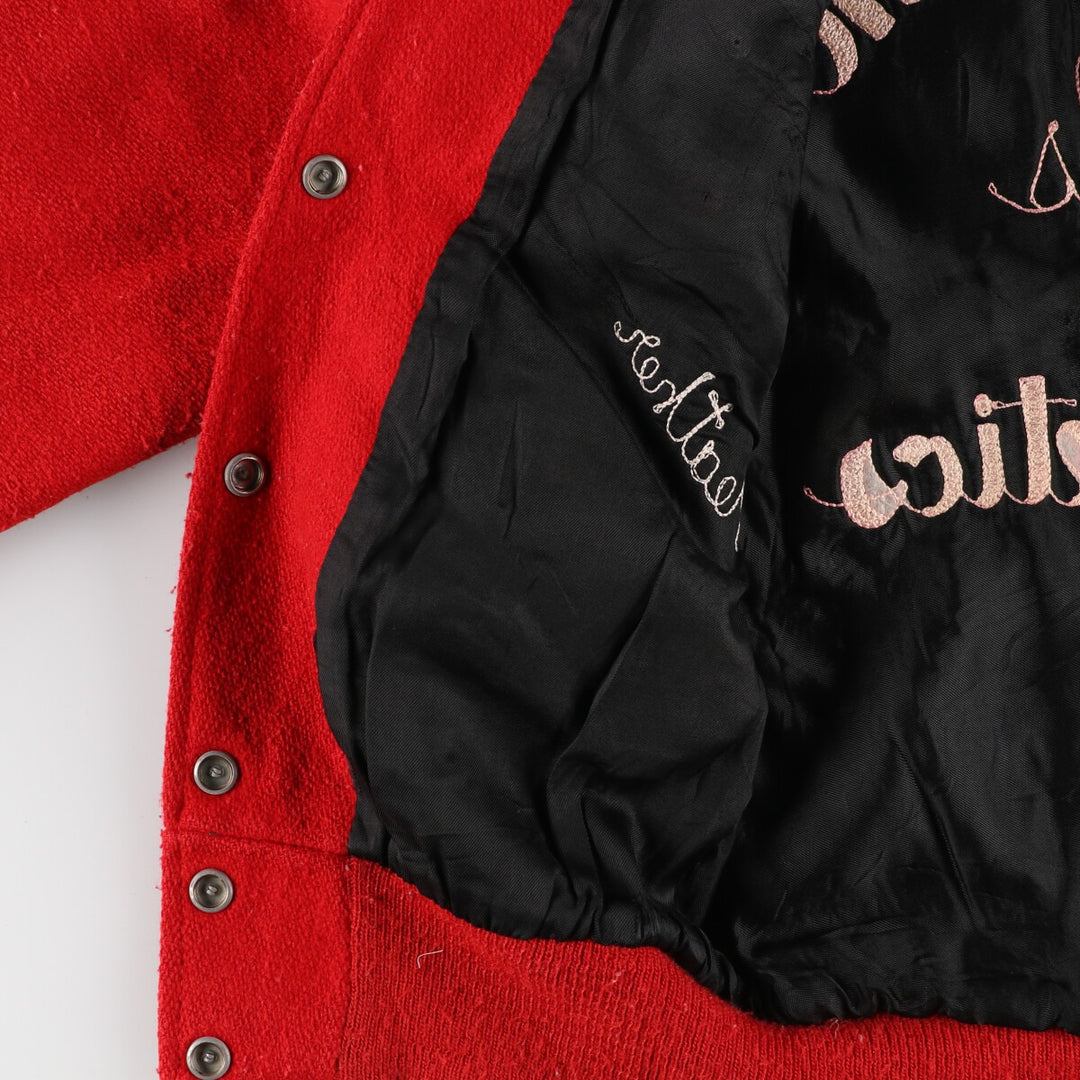 80'S Wool Stadium Jacket Award Jacket Varsity Jacket Women's M Vintage /eaa388786