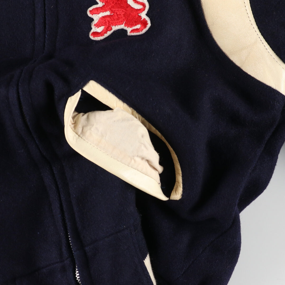 ~80'S KAYE BROS Wool Stadium Jacket Award Jacket Varsity Jacket Men's M Vintage /eaa388787