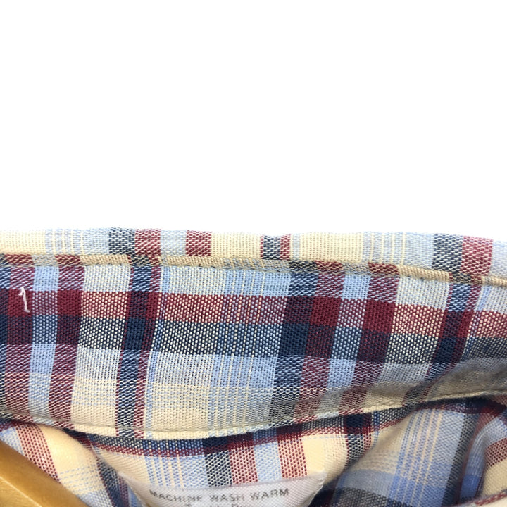 70'S JCPenney BIG MAC Long Sleeve Light Flannel Check Shirt Men's Medium Vintage /eaa388842