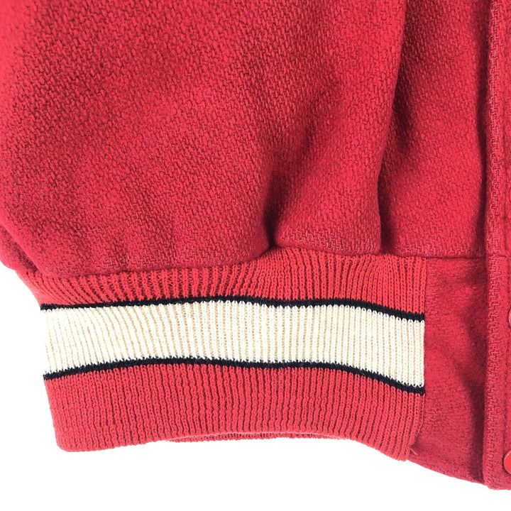 70'S ATHLETIC SUPPLY INC Leather Sleeve Wool Stadium Jacket Award Jacket Varsity Jacket Men's L Vintage /eaa388898