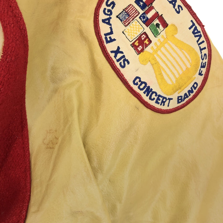 70'S ATHLETIC SUPPLY INC Leather Sleeve Wool Stadium Jacket Award Jacket Varsity Jacket Men's L Vintage /eaa388898