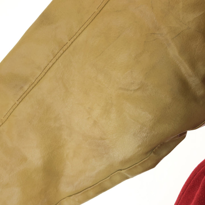 70'S ATHLETIC SUPPLY INC Leather Sleeve Wool Stadium Jacket Award Jacket Varsity Jacket Men's L Vintage /eaa388898