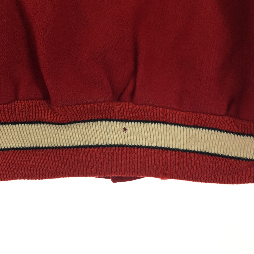 70'S ATHLETIC SUPPLY INC Leather Sleeve Wool Stadium Jacket Award Jacket Varsity Jacket Men's L Vintage /eaa388898