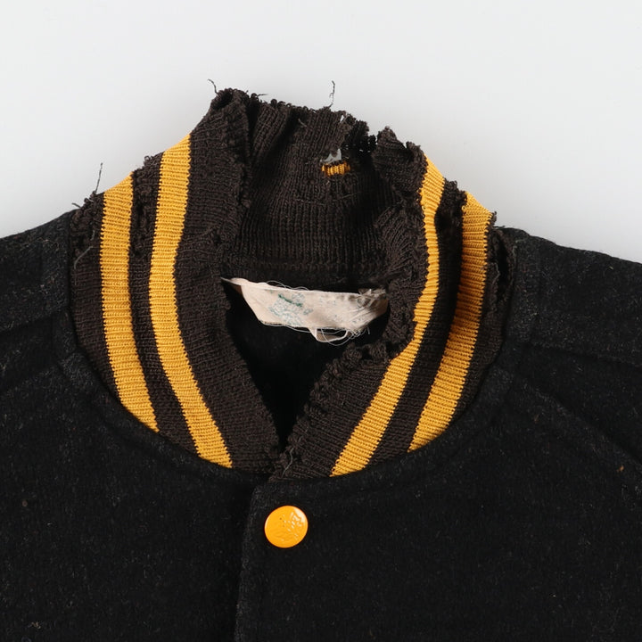 ~90'S Back Embroidery Wool Stadium Jacket Award Jacket Varsity Jacket Men's M Vintage /eaa388940
