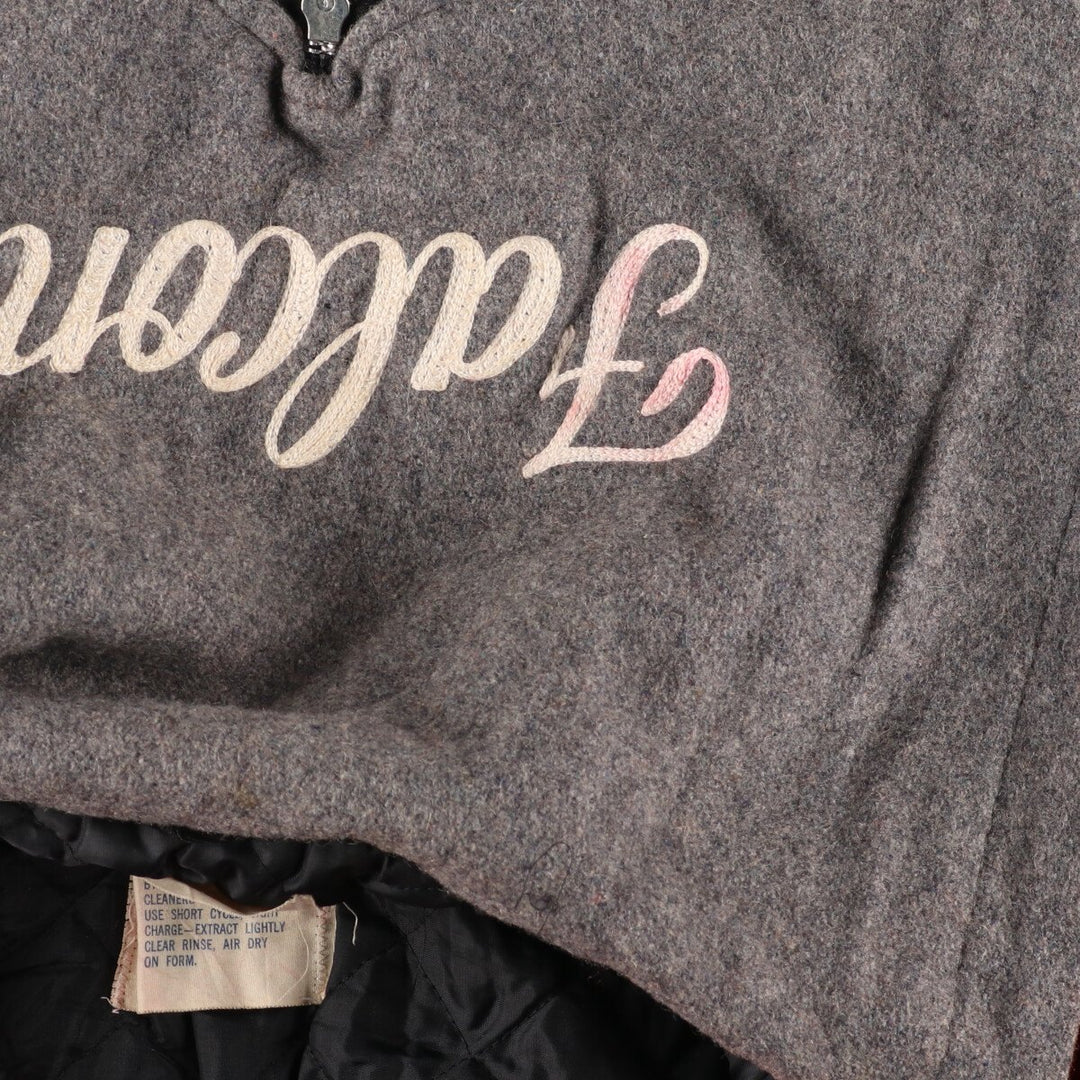 80'S DeLONG sailor collar wool varsity jacket award jacket varsity jacket men's M vintage /eaa388949