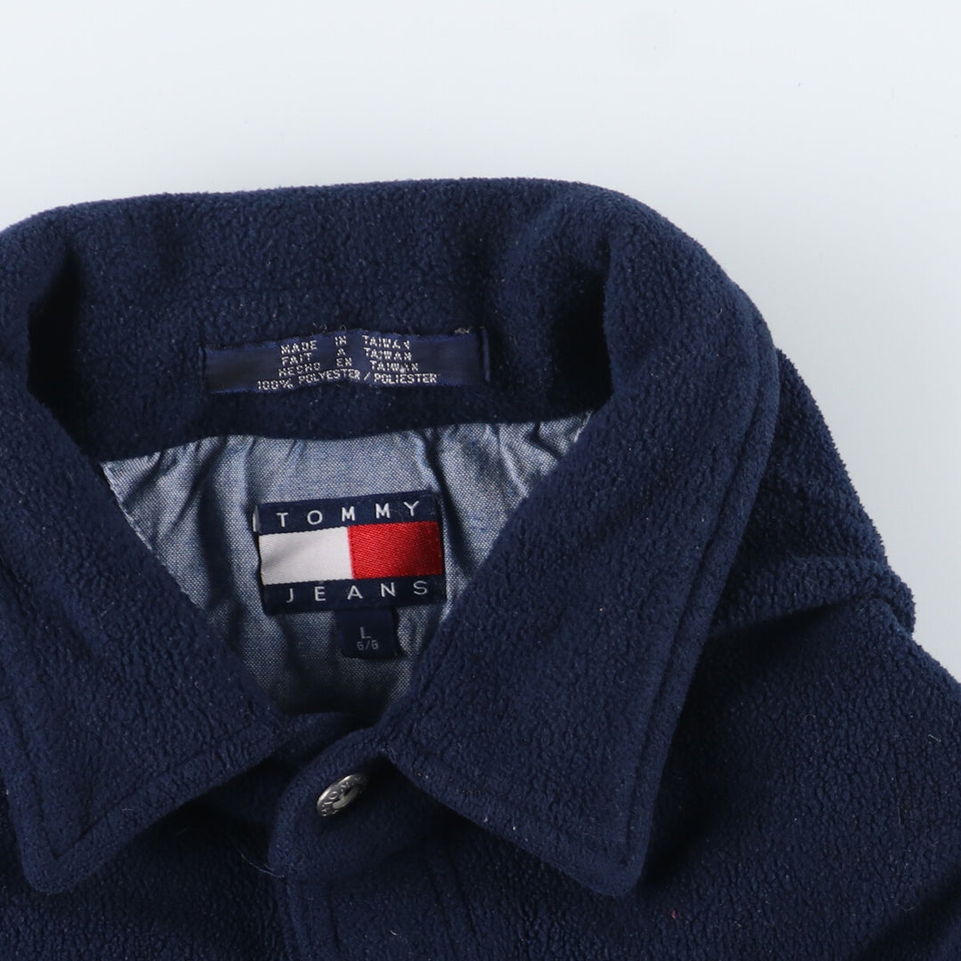 90'S Tommy Hilfiger Fleece Shirt Jacket Men's L Vintage /eaa389053