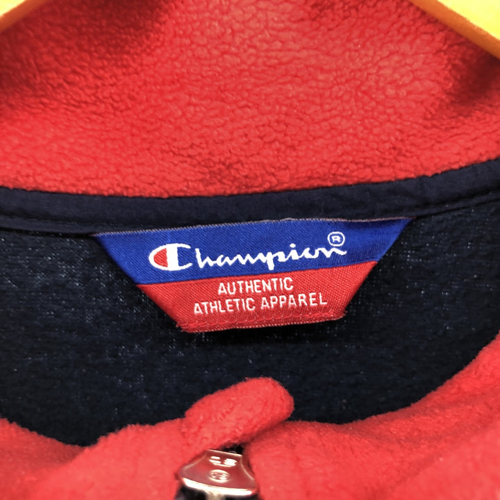 00s~ Champion Authentic Athletic Apparel Half Zip Fleece Pullover Men's XL /eaa389062