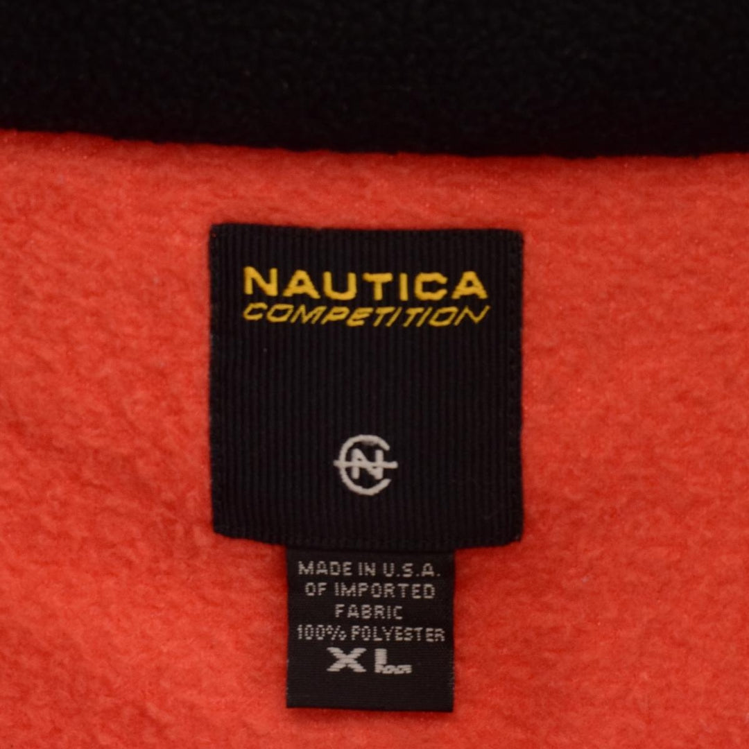 90'S NAUTICA Half Zip Fleece Pullover Made in USA Men's XL Vintage /eaa389097