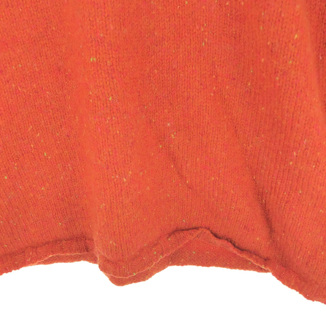 90'S Eddie Bauer all-over print V-neck wool knit sweater, made in the USA, men's size M, vintage / eaa389107