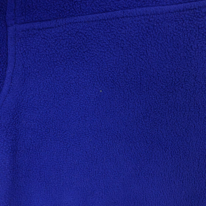 Eddie Bauer Half-Zip Fleece Pullover, Men's XL polyester blue type Vintage Second Hand