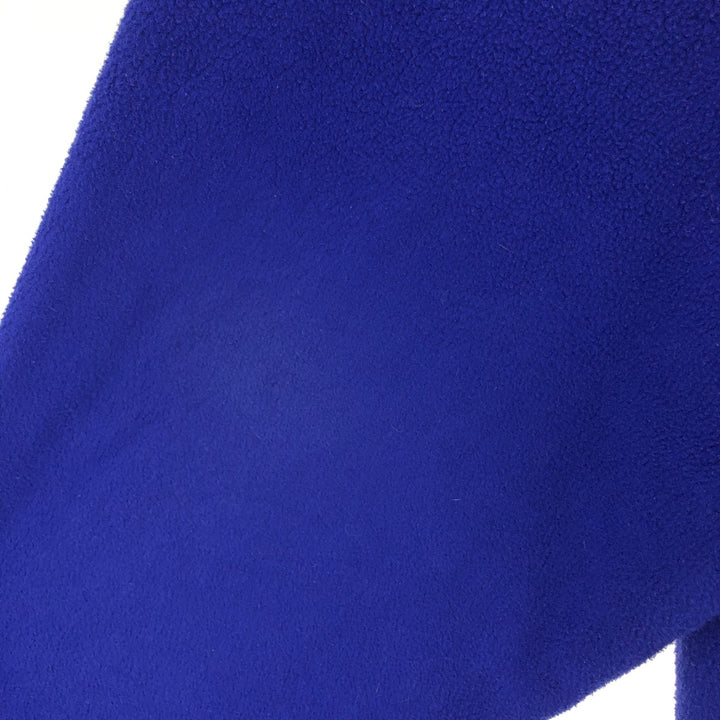 Eddie Bauer Half-Zip Fleece Pullover, Men's XL polyester blue type Vintage Second Hand