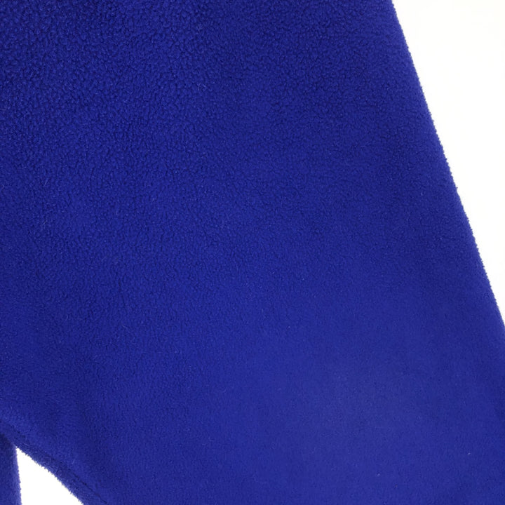 Eddie Bauer Half-Zip Fleece Pullover, Men's XL polyester blue type Vintage Second Hand