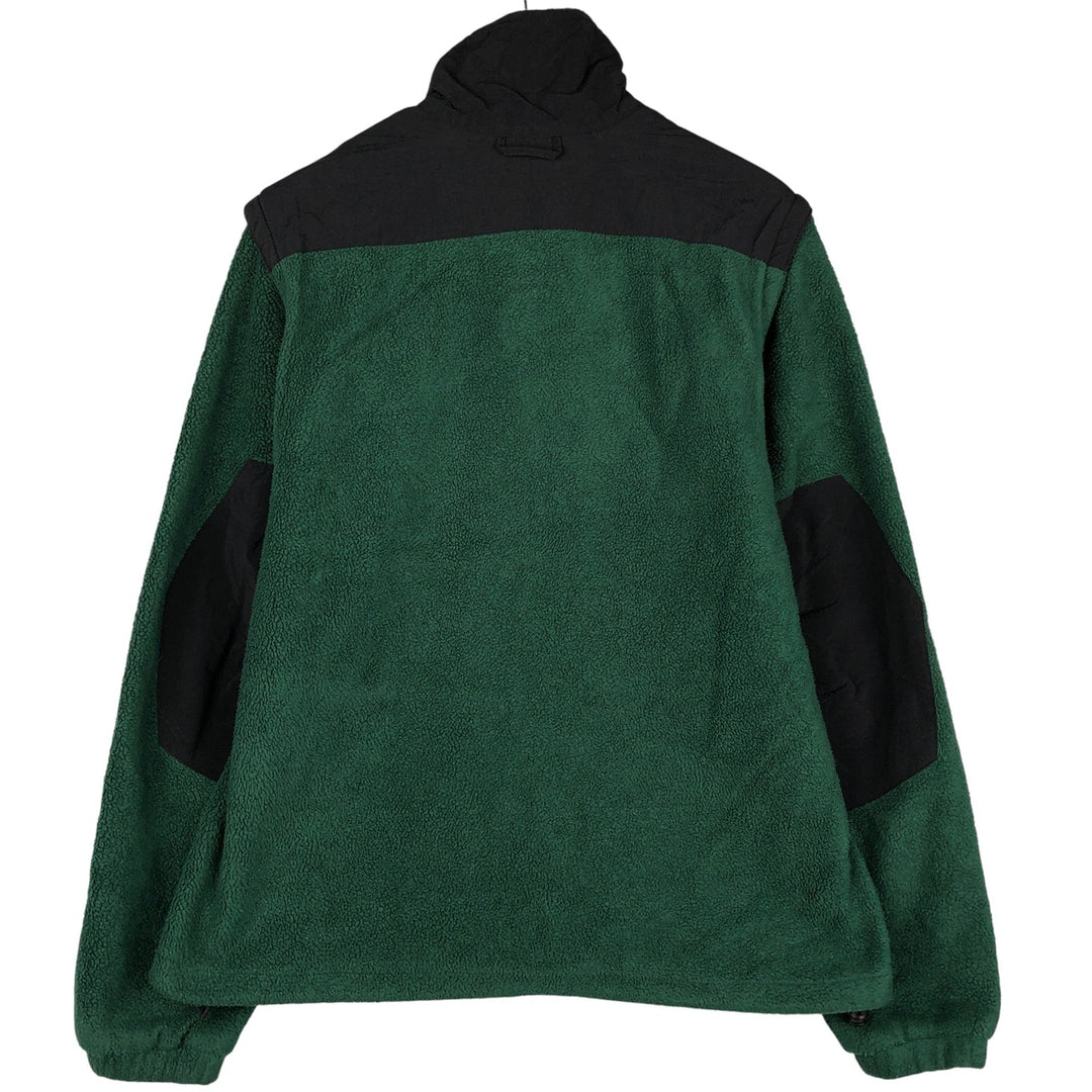Tri-Mountain Nylon and Fleece Jacket, Men's Size Medium polyester green type Vintage Second Hand