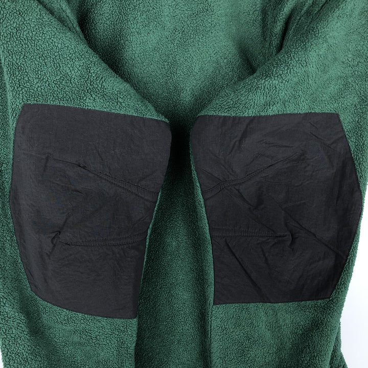 Tri-Mountain Nylon and Fleece Jacket, Men's Size Medium polyester green type Vintage Second Hand