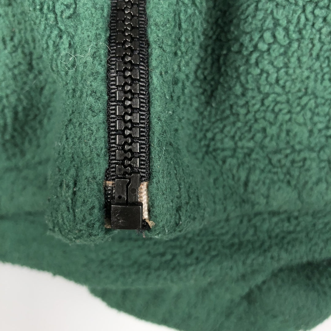 Tri-Mountain Nylon and Fleece Jacket, Men's Size Medium polyester green type Vintage Second Hand