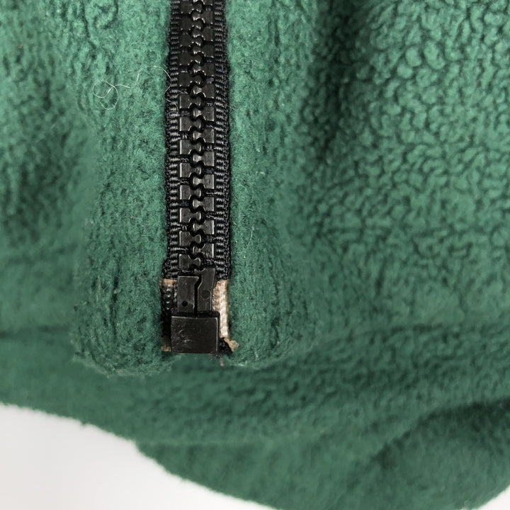 Tri-Mountain Nylon and Fleece Jacket, Men's Size Medium polyester green type Vintage Second Hand