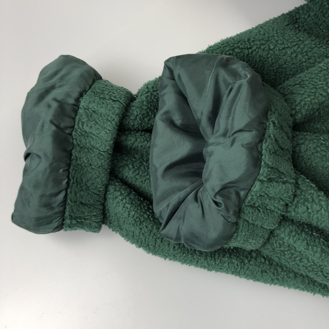 Tri-Mountain Nylon and Fleece Jacket, Men's Size Medium polyester green type Vintage Second Hand