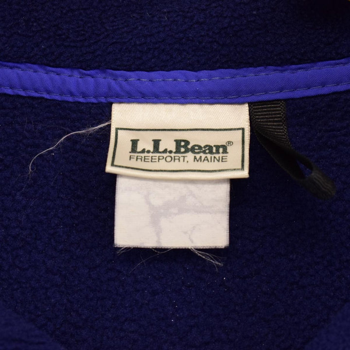 80'S LLBean Half Snap Fleece Pullover Men's L Vintage /eaa389185