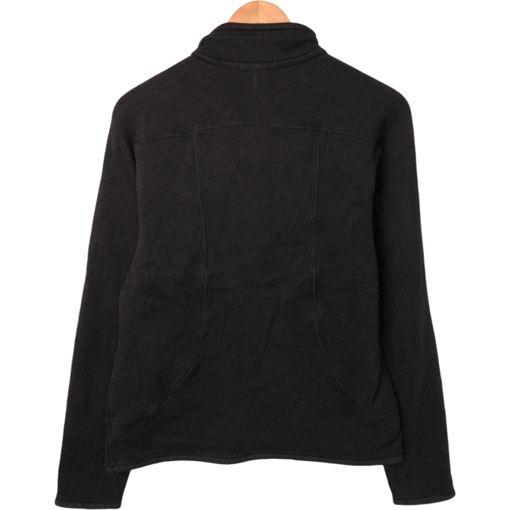 00'S Patagonia 25520F9 Half Zip Fleece Pullover Men's L size polyester black type Vintage Second Hand