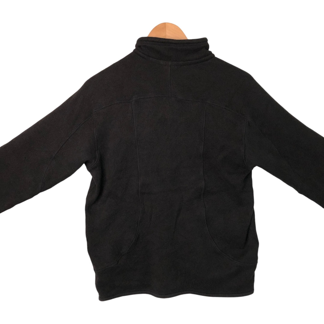 00'S Patagonia 25520F9 Half Zip Fleece Pullover Men's L size polyester black type Vintage Second Hand