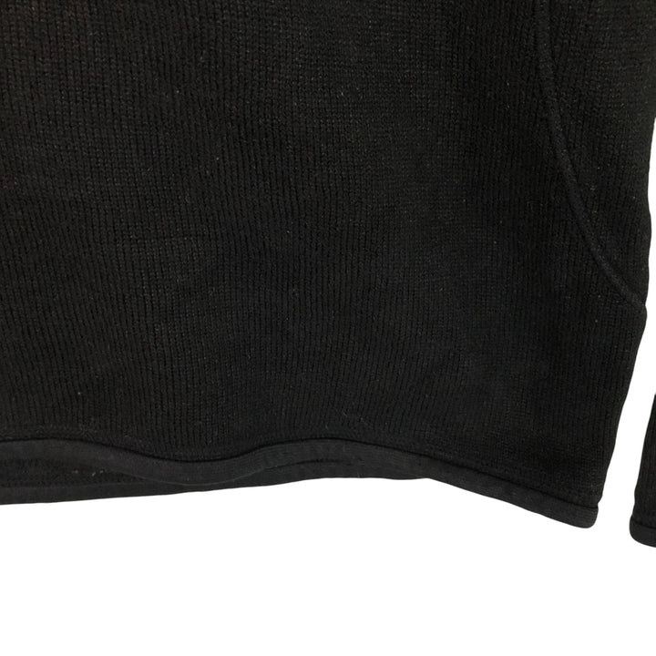 00'S Patagonia 25520F9 Half Zip Fleece Pullover Men's L size polyester black type Vintage Second Hand