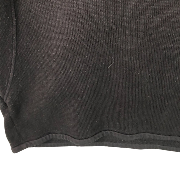 00'S Patagonia 25520F9 Half Zip Fleece Pullover Men's L size polyester black type Vintage Second Hand