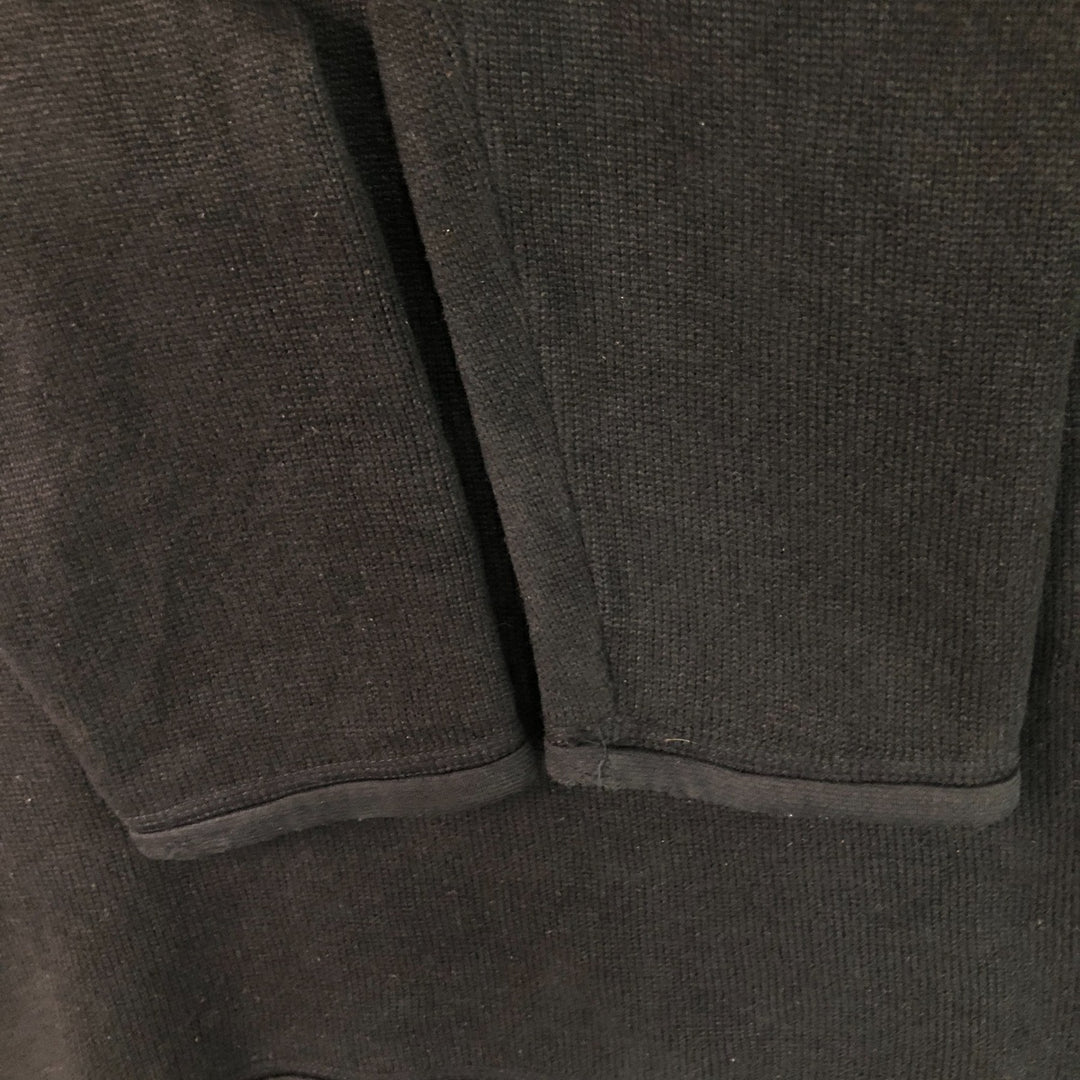00'S Patagonia 25520F9 Half Zip Fleece Pullover Men's L size polyester black type Vintage Second Hand