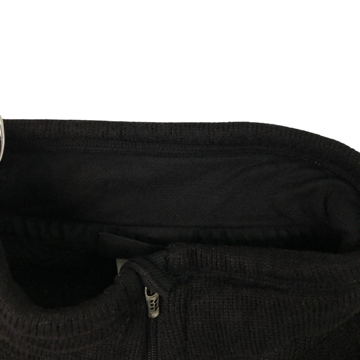 00'S Patagonia 25520F9 Half Zip Fleece Pullover Men's L size polyester black type Vintage Second Hand
