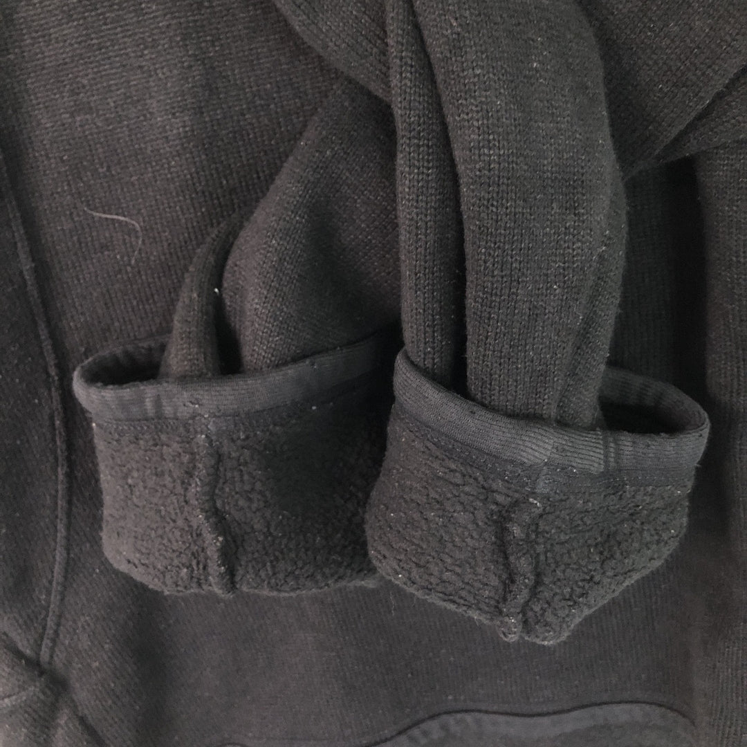 00'S Patagonia 25520F9 Half Zip Fleece Pullover Men's L size polyester black type Vintage Second Hand
