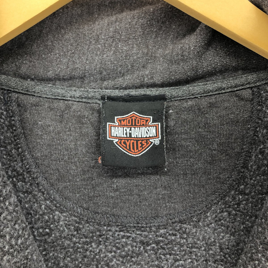 Harley-Davidson Back Print Full Zip Sweatshirt Trainer Men's XL / eaa389250