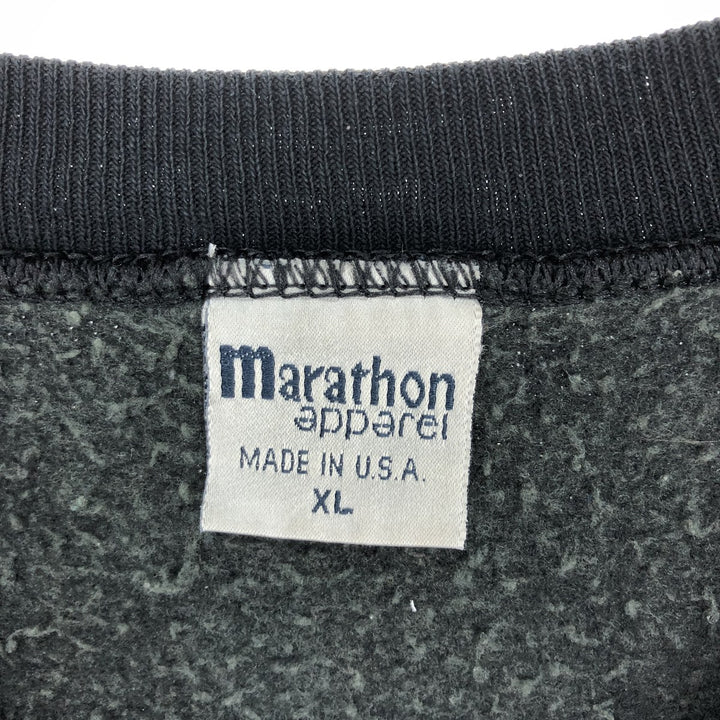 90'S MARATHON APPAREL bird print animal sweatshirt, made in USA, men's XL, vintage /eaa389278