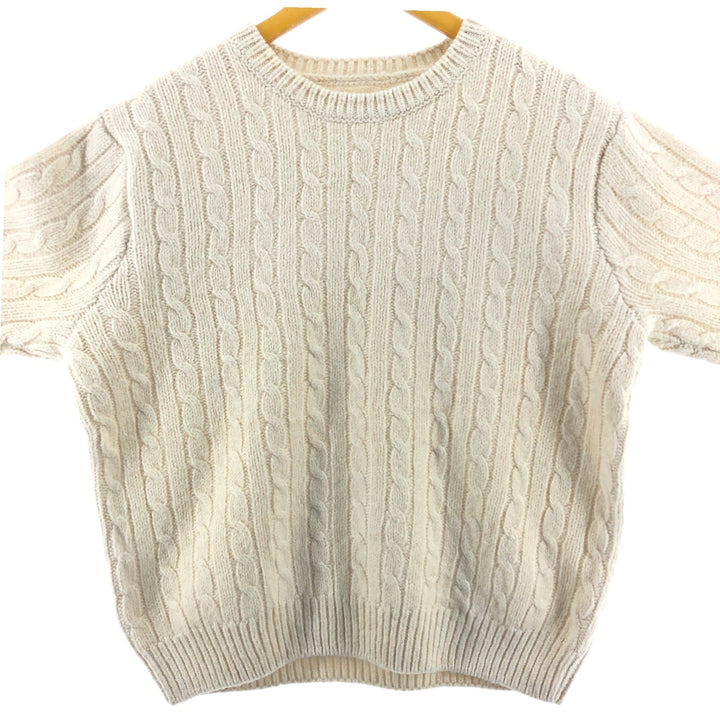 Brandy Melville Cable Knit Wool Knit Sweater Women's Size L / eaa389286