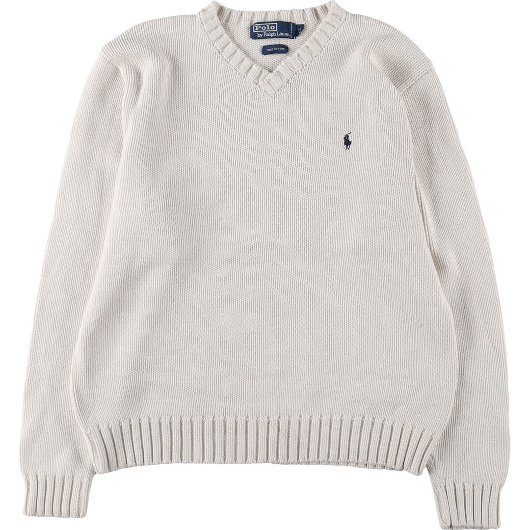 Ralph Lauren POLO by Ralph Lauren V-neck cotton knit sweater Men's M /eaa389359