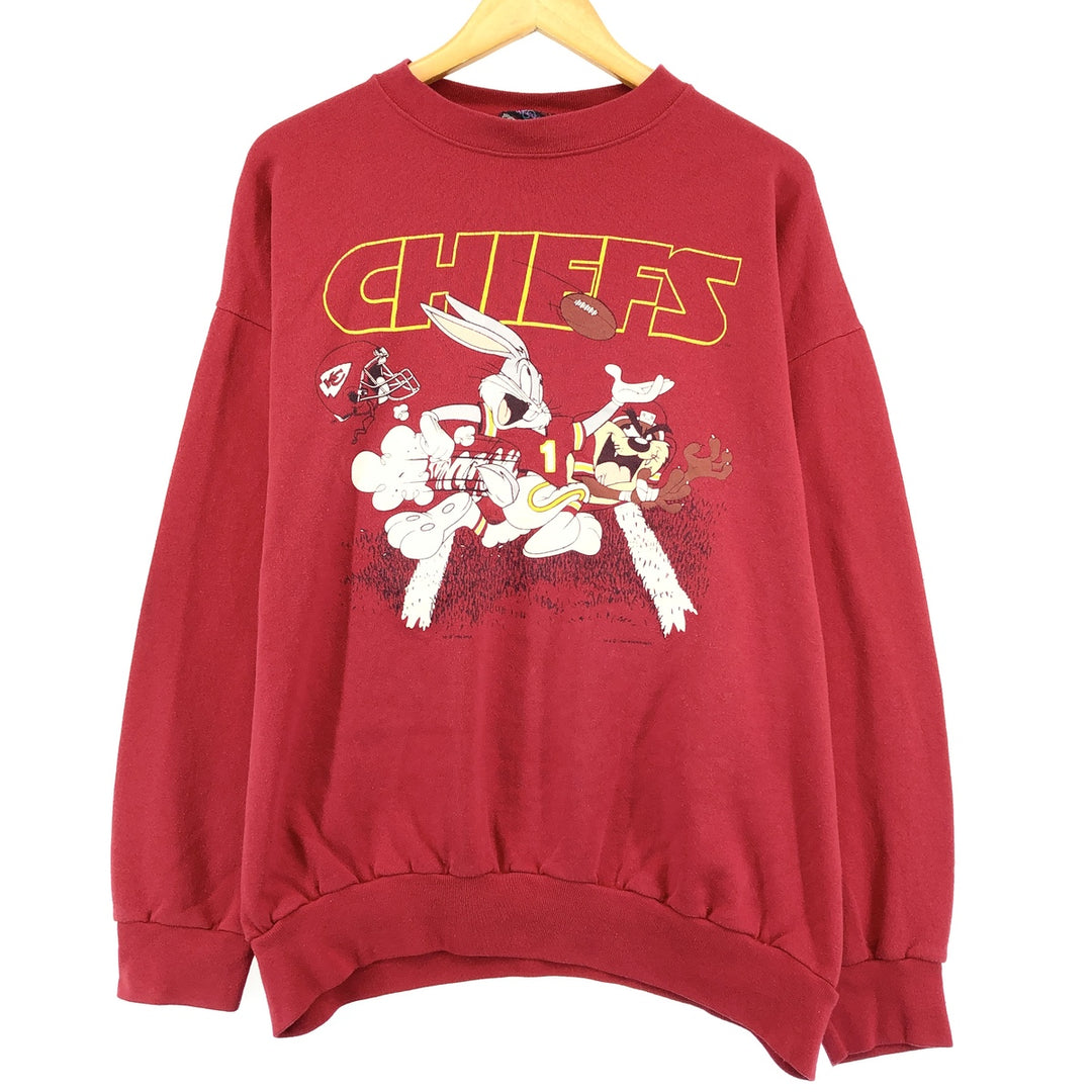 90'S GARMENTGRAPHICS NFL Kansas City Chiefs Character Sweatshirt Trainer Made in USA Men's XXXL /eaa389387