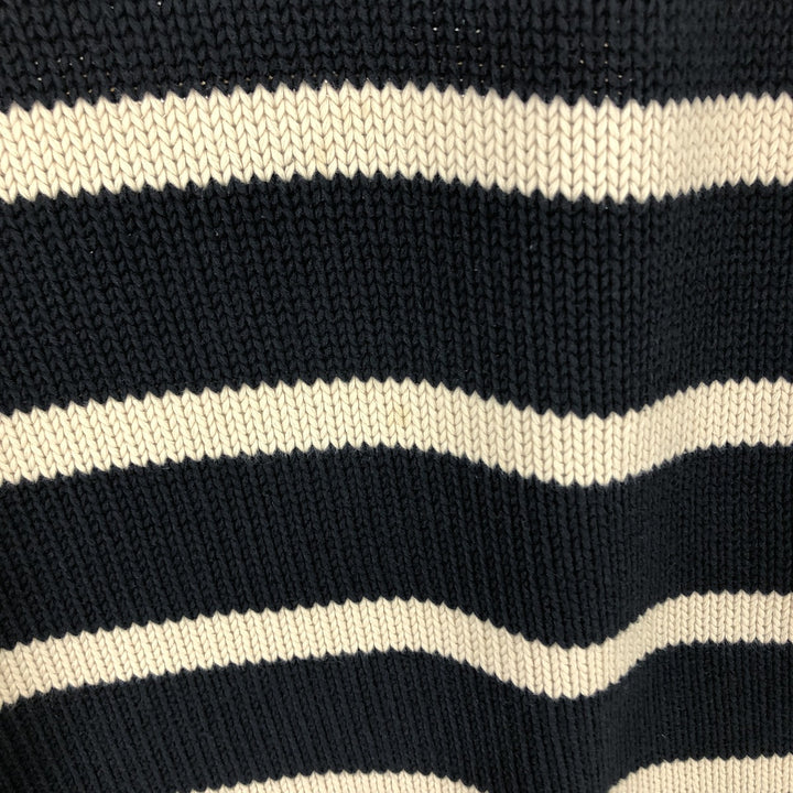 Tommy Hilfiger Border Pattern Roll Neck Knit Sweater Men's M size / eaa389563