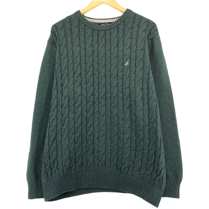 NAUTICA Cotton Knit Sweater Men's XL /eaa389581