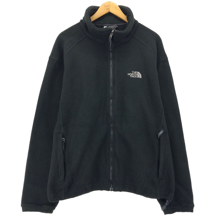 90s-00'S The North Face Vintage Fleece Jacket, Men's Size L polyester black type Vintage Second Hand