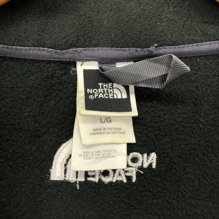 90s-00'S The North Face Vintage Fleece Jacket, Men's Size L polyester black type Vintage Second Hand