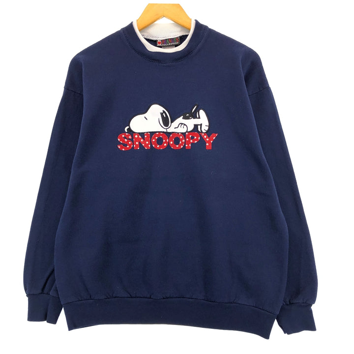 SNOOPY character sweatshirt, trainer, men's L /eaa389635