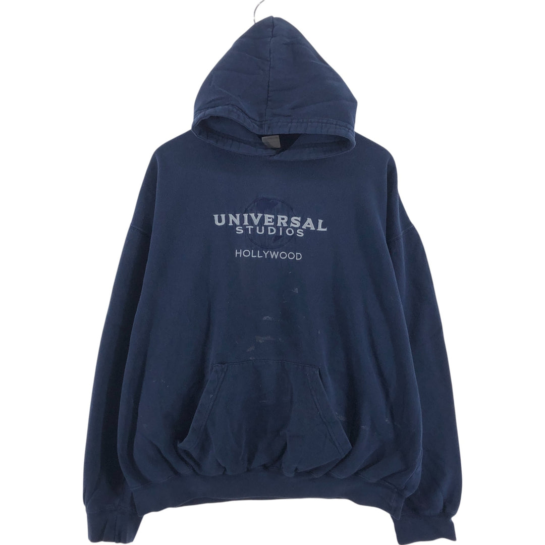 ~00'S Universal Studios Advertising Sweat Pullover Hoodie Men's XL /eaa389697