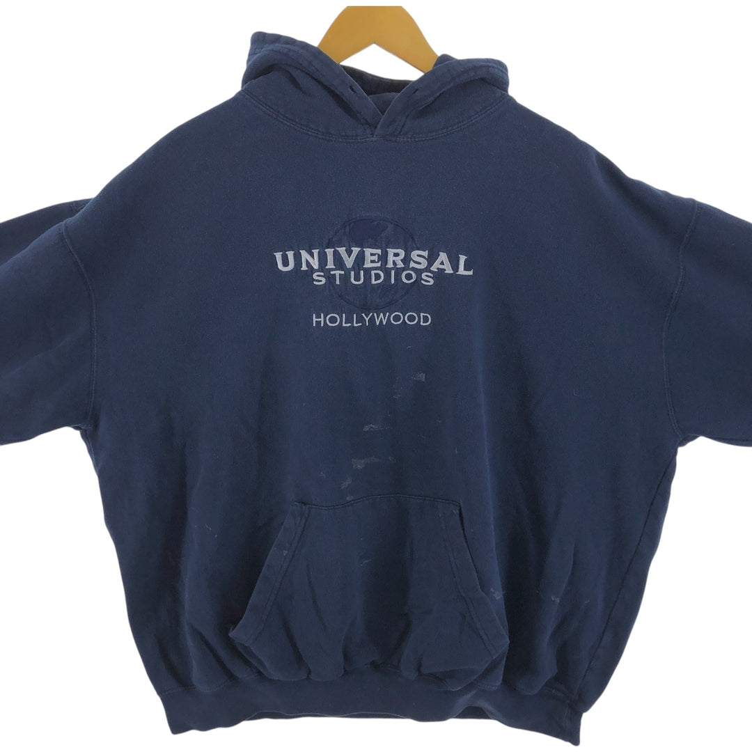 ~00'S Universal Studios Advertising Sweat Pullover Hoodie Men's XL /eaa389697