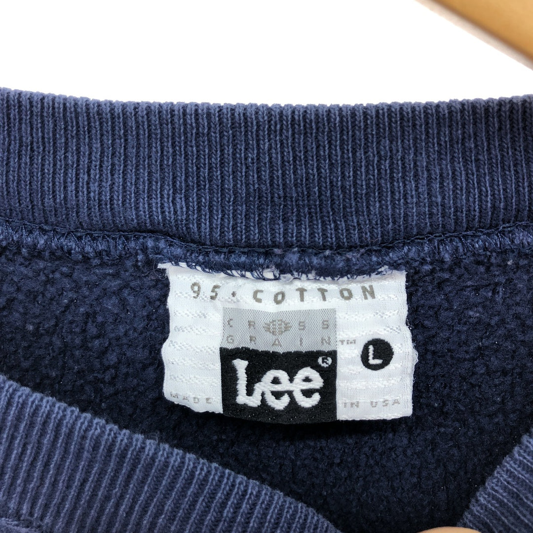 Lee Reverse Weave College Sweatshirt Trainer Made in USA Men's L Vintage /eaa389713