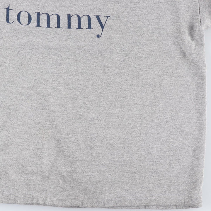 1990'S Tommy Hilfiger Logo Sweatshirt, Women's Size XL (approx.), Vintage cotton gray type Vintage Second Hand