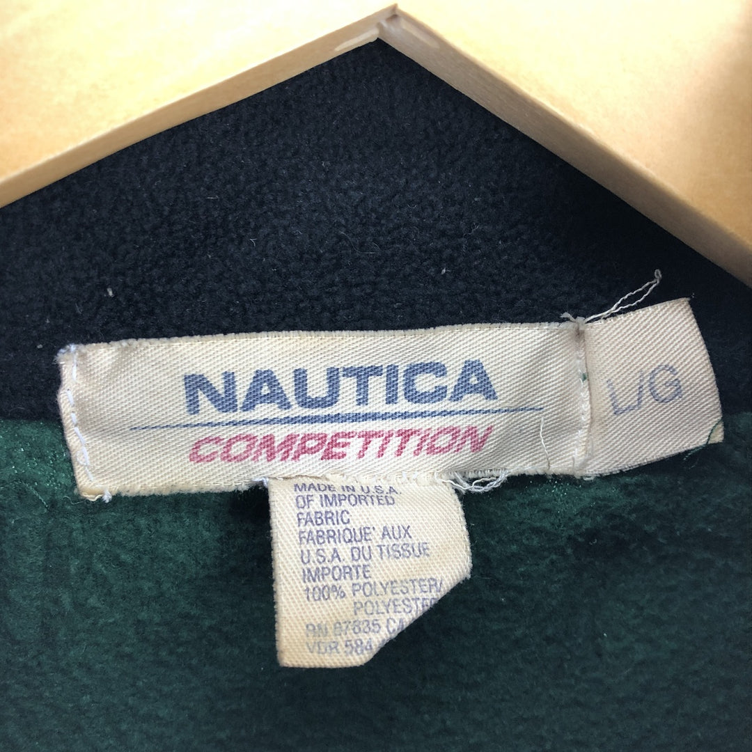 NAUTICA COMPETITION fleece jacket made in USA, men's size L / eaa389777