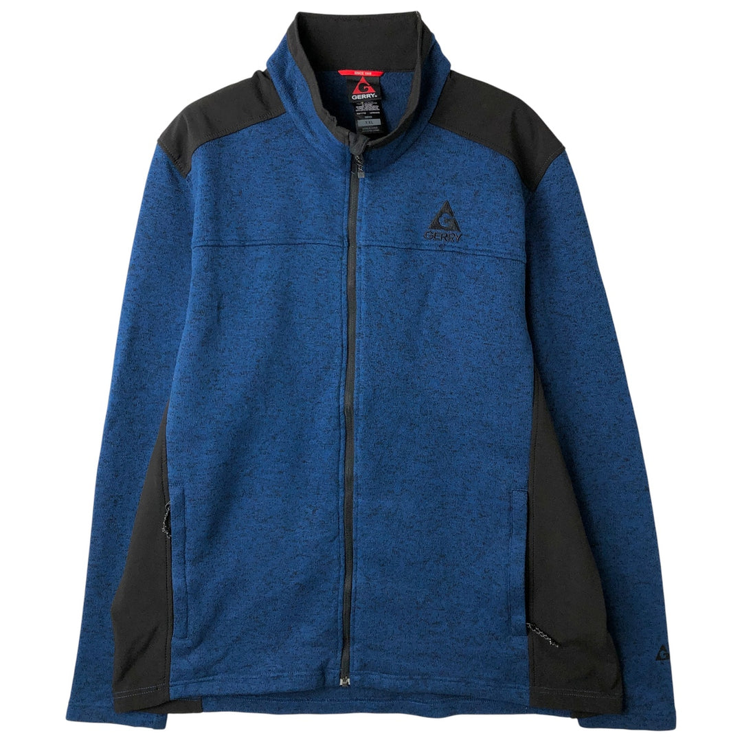 Gerry Fleece Jacket Men's XXL polyester blue type Vintage Second Hand