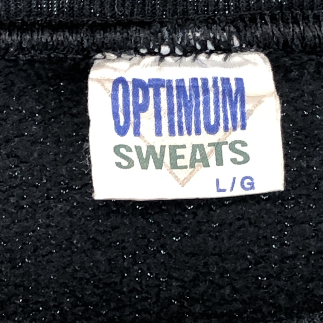 OPTIMUM SWEATS Plain Blank Sweatshirt Trainer Men's L /eaa389855