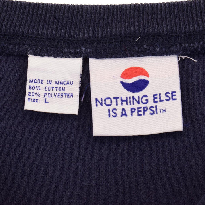 90'S NOTHING ELSE IS A PEPSI Pepsi fleece sweatshirt, size L, vintage, men's /eaa389860