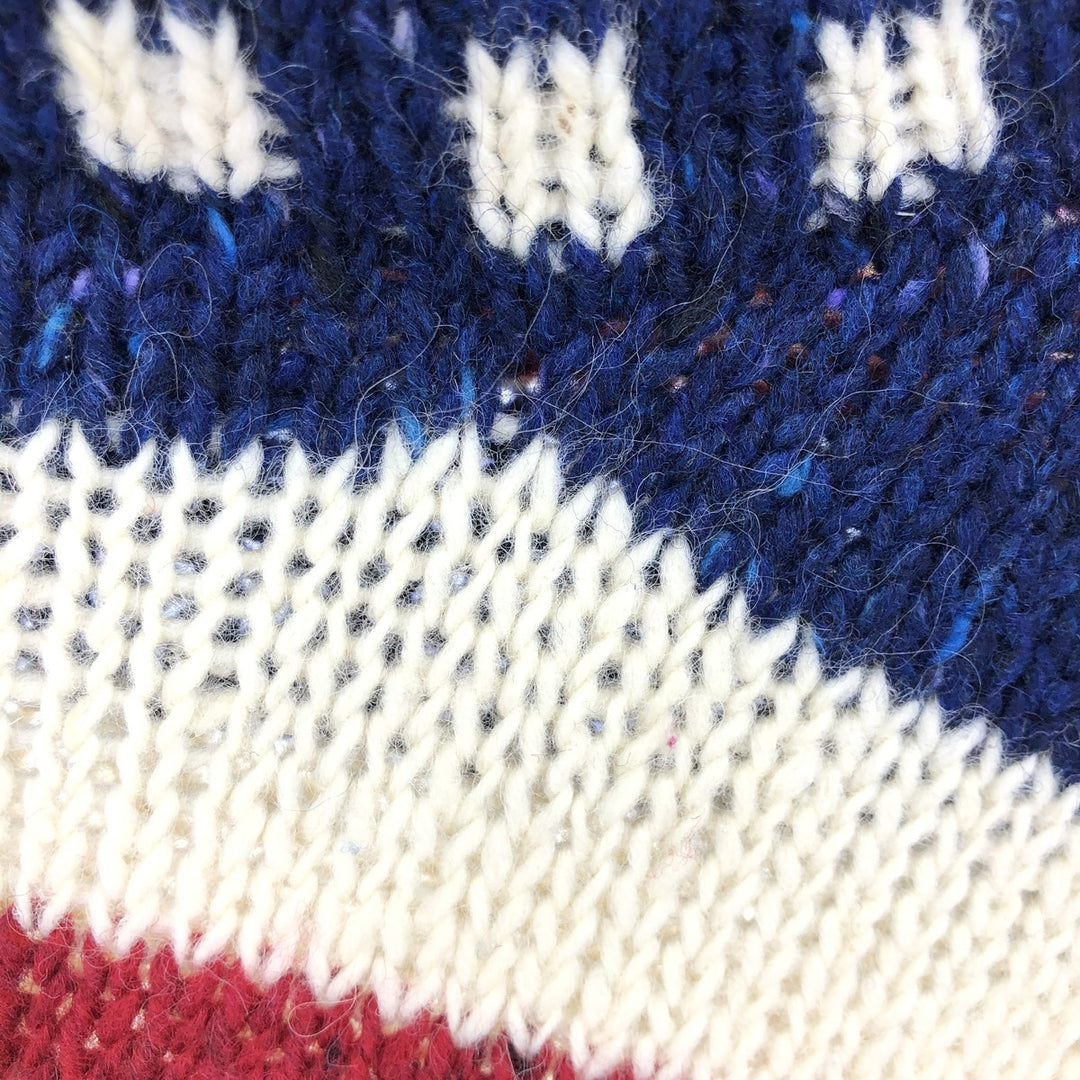 AVOCA EDITION Stars and Stripes Wool Knit Sweater Men's XL /eaa389873
