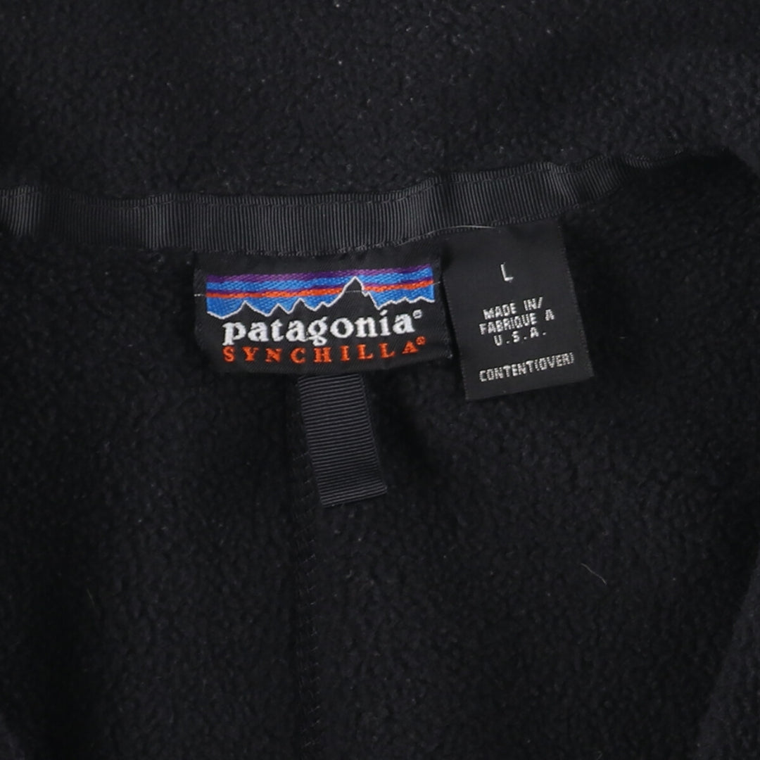 90'S Patagonia SYNCHILLA 25426FA98 fleece jacket made in USA, women's L, vintage /eaa389884